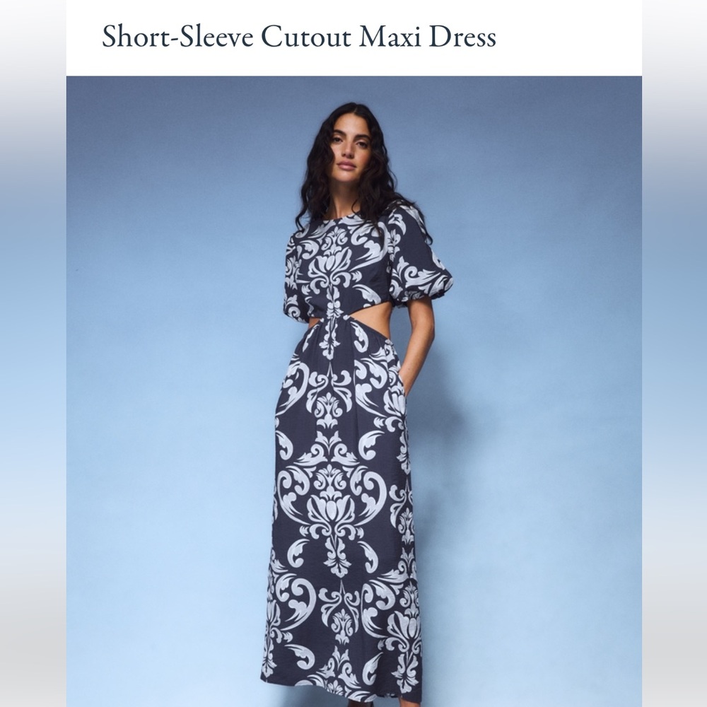 Cut-Out Maxi Dress